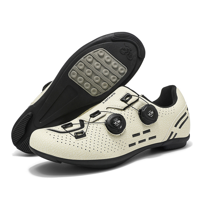 Men's and Women's Road and Mountain Bike Cycling Shoes with Lock Set for Racing and Autumn Season