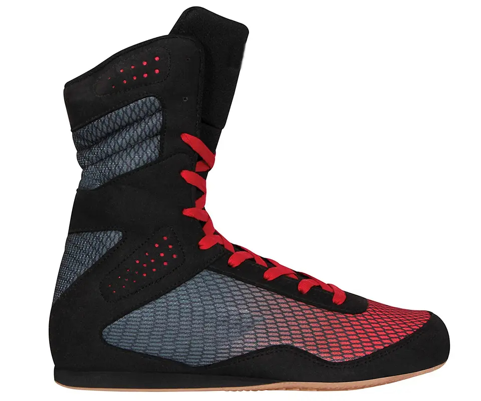 Men's Trendy Winter Powerlifting Bodybuilding Shoes Trendy OEM ODM Wrestling Boxing Boot with Mesh Lining