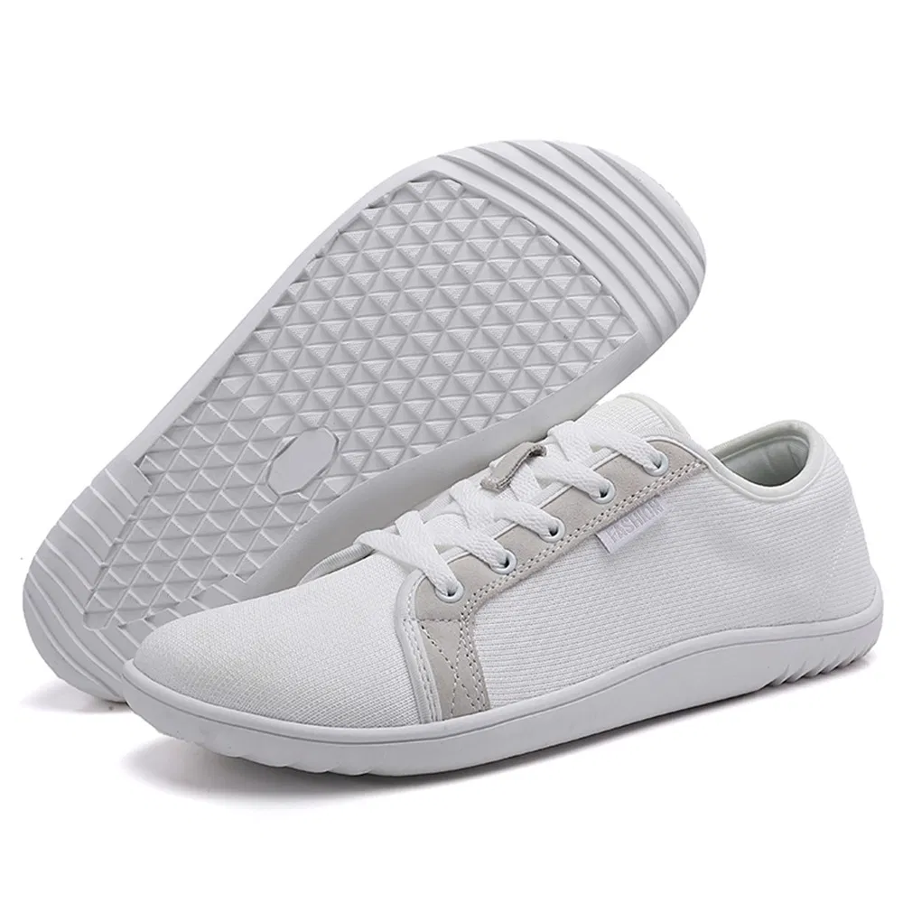Trail Running Sneakers Minimalist Shoes Wide Toe Box Zero Drop Sole Men Barefoot Shoes