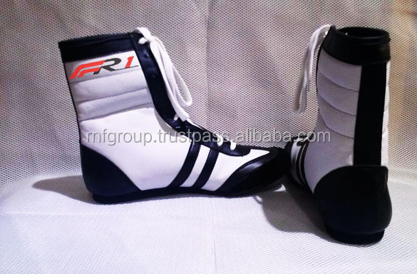 Top Professional PU Leather Boxing Shoes Custom Design New Model Fly Boxing Boots Lightweight Premium Quality