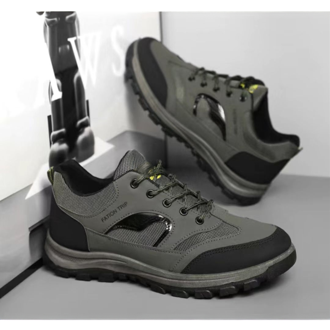 Autumn/Winter Casual Hiking Shoes with Steel Toe Resistant for Outdoor Adventures