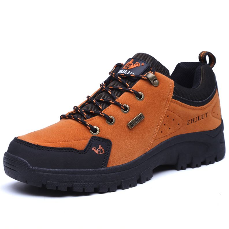 High Quality Durable Outdoor Sports Hiking Shoes for Men Non-Slip Lace-Up Fashion Climbing Shoes Soft Comfort Suede Big Size