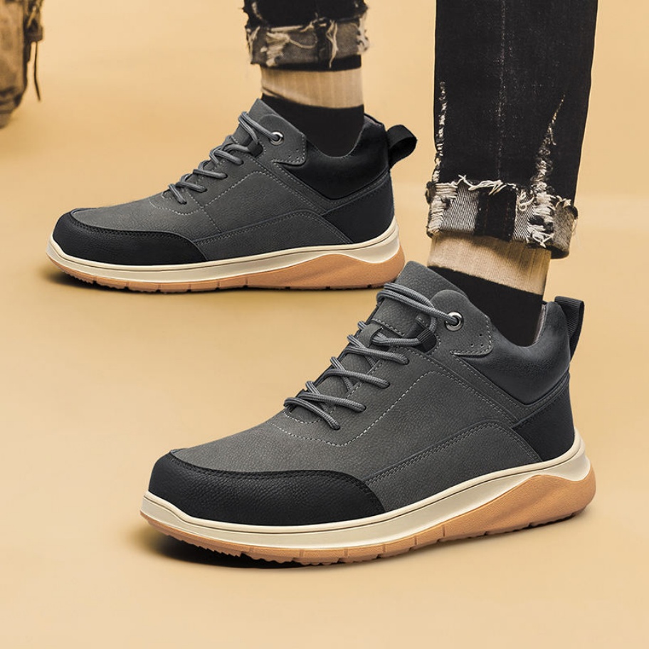 New Men's Summer/Autumn/Winter/Spring Breathable Tactical Hiking Boots Outdoor Trekking Genuine Leather Upper Mesh Lining EVA