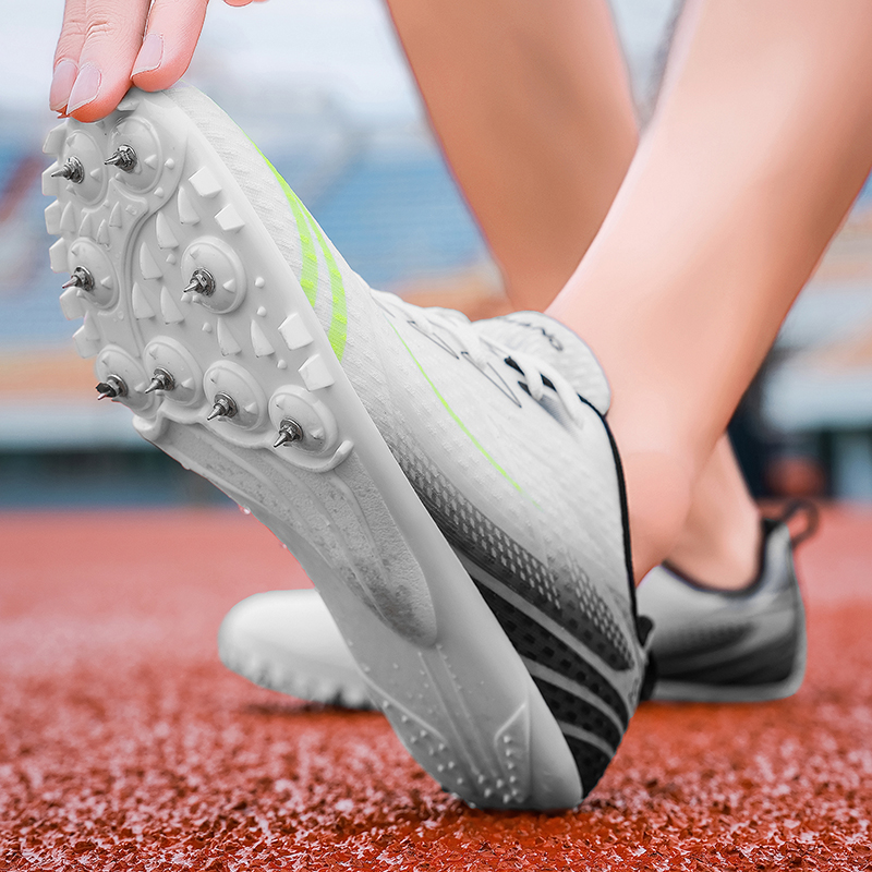 Hot Selling Lightweight Comfortable Spring Breathable Sprint Track Shoes Unisex Rubber Insole Outdoor Nail Running Spikes