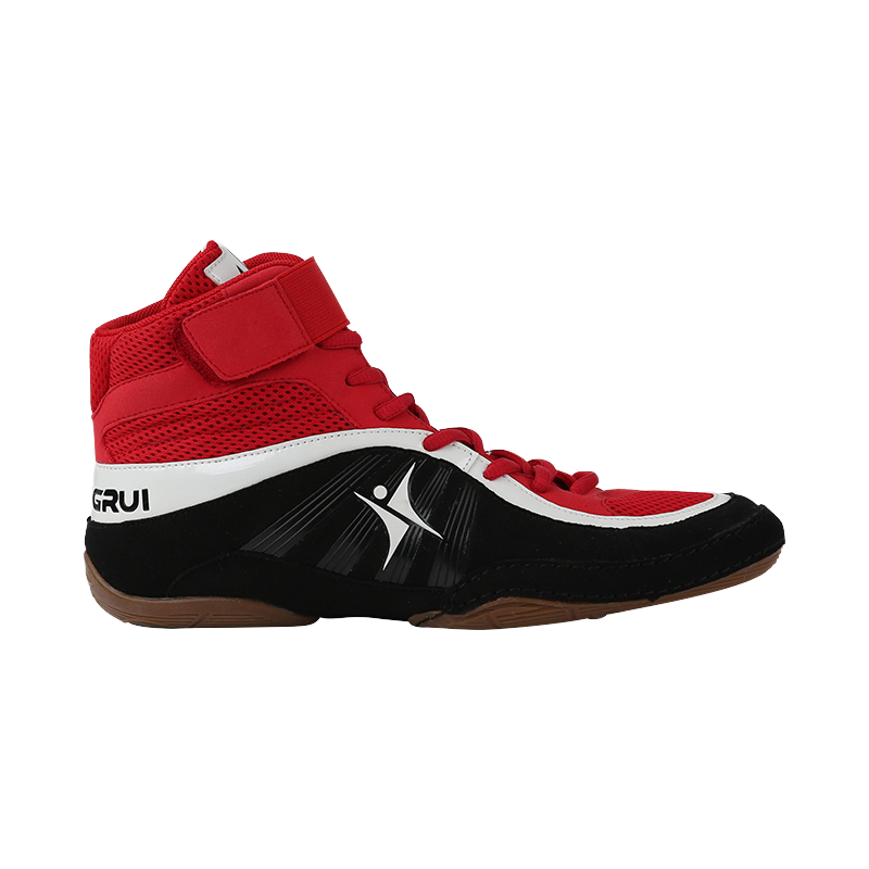 High Quality Wrestling Shoes for Gym Training Combat Fitness Squat Fight Boxing Weightlifting-with Rubber Insole