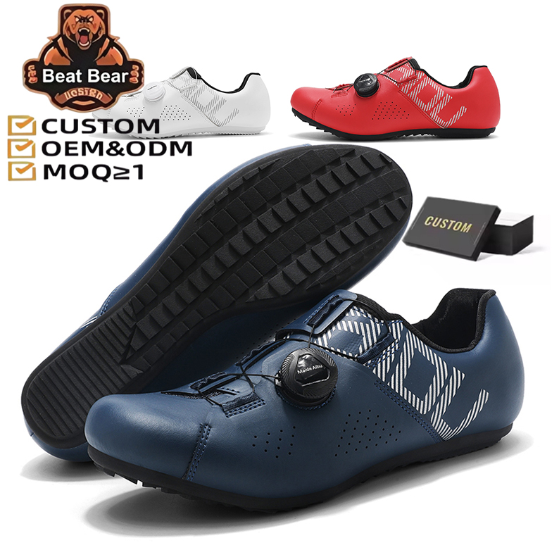 Customized Logo Accept Road Carbon Sole Cycling Shoes Breathable for Winter Spring Custom Bike Shoes Custom Cycling Shoes Men