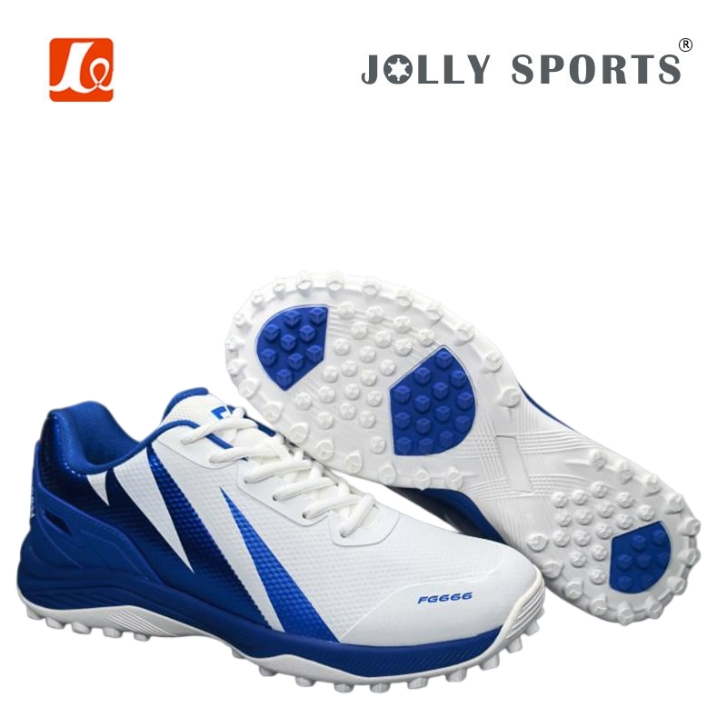 Men Professional Cricket Shoes with Rubber Studs, Breathable Anti Slip Cricket Shoe, Training Sports Sneakers OEM Wholesale
