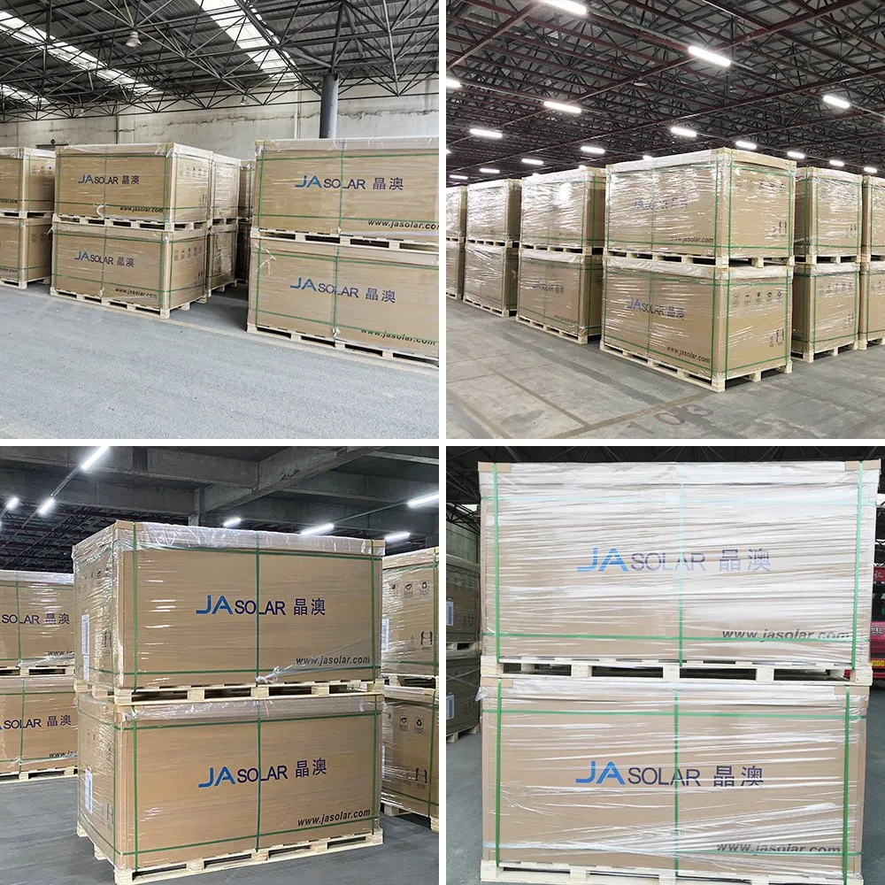 Painéis Solares Ja 380W 410W 415W Módulos Solares Monocristalinos com Estrutura Preta