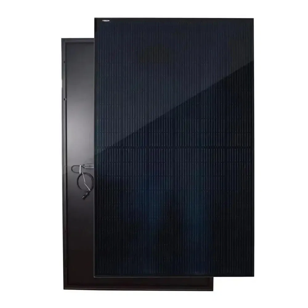 Ys 310W Painel Solar Monocristalino com Moldura Preta para Sistema de Energia Solar para Acampamento ao Ar Livre para Uso Externo