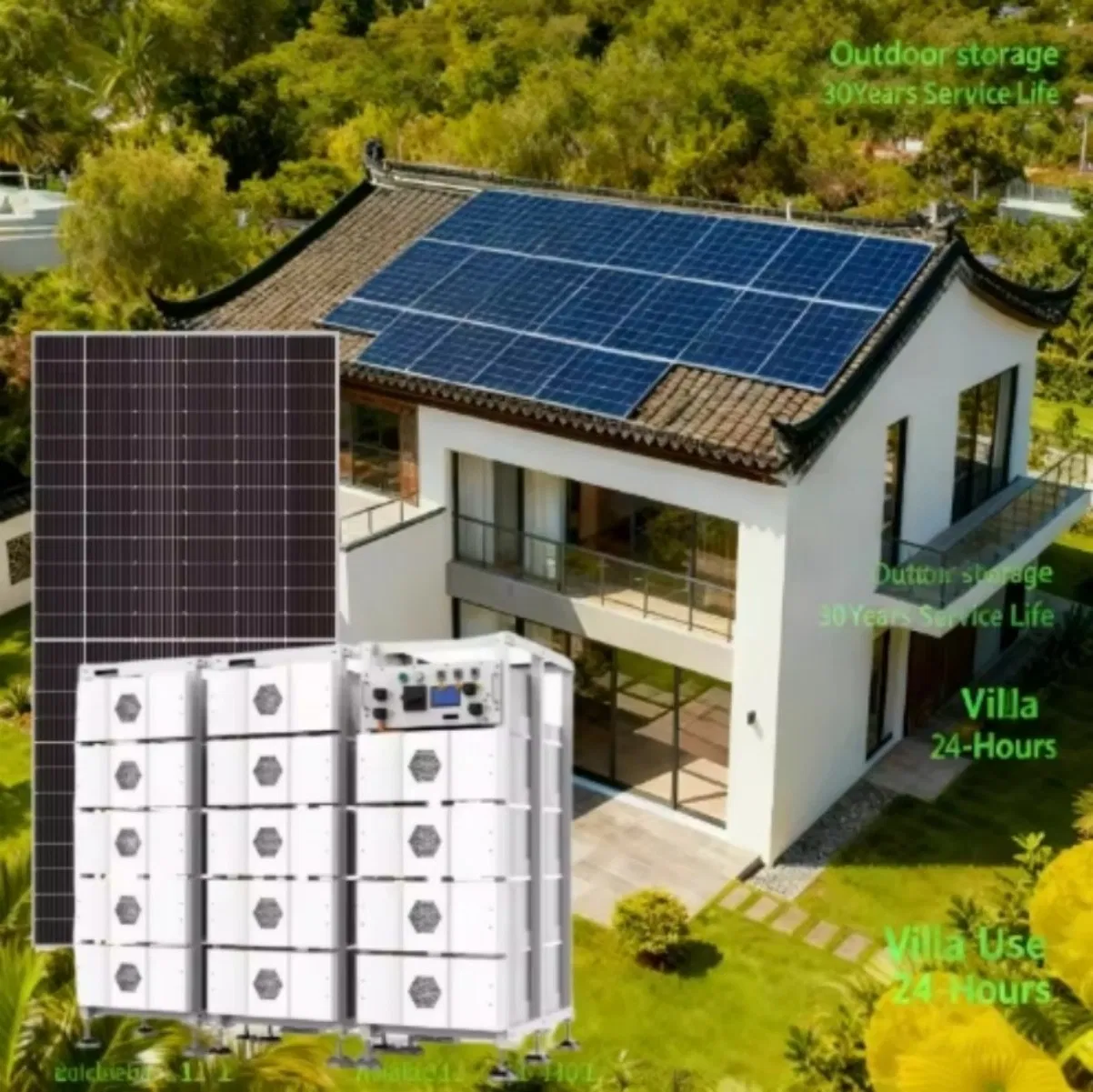 Painel Solar Policristalino de Alta Eficiência com 25 Anos de Garantia