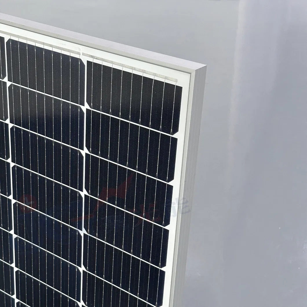Painel Solar Mono de Alta Eficiência 80W 18V para Casas Off-Grid