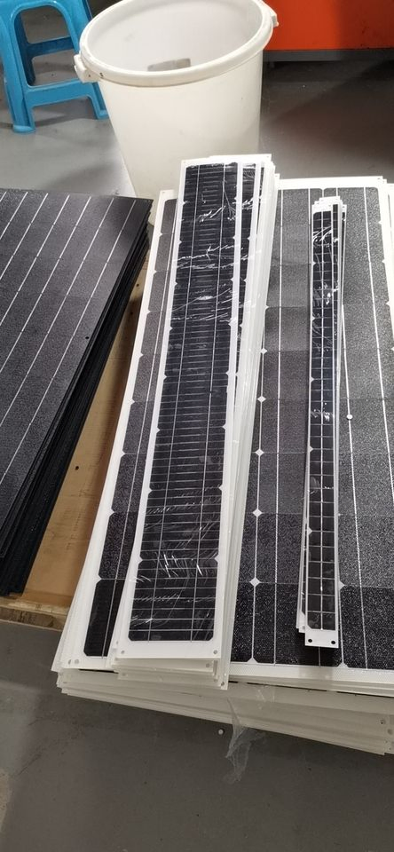 Painel Solar Flexível Personalizado 5W 10W 20W 30W 40W 50W 60W 80W 90W 100W 120W Painel Solar Mono Slim para Sistema Solar