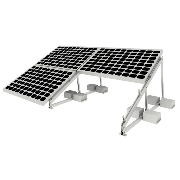 Estrutura Solar Sistema de Energia Solar Sistemas de Montagem PV em Telhados Kit de Painéis Solares Sistemas de Montagem para Telhados Planos para Residências