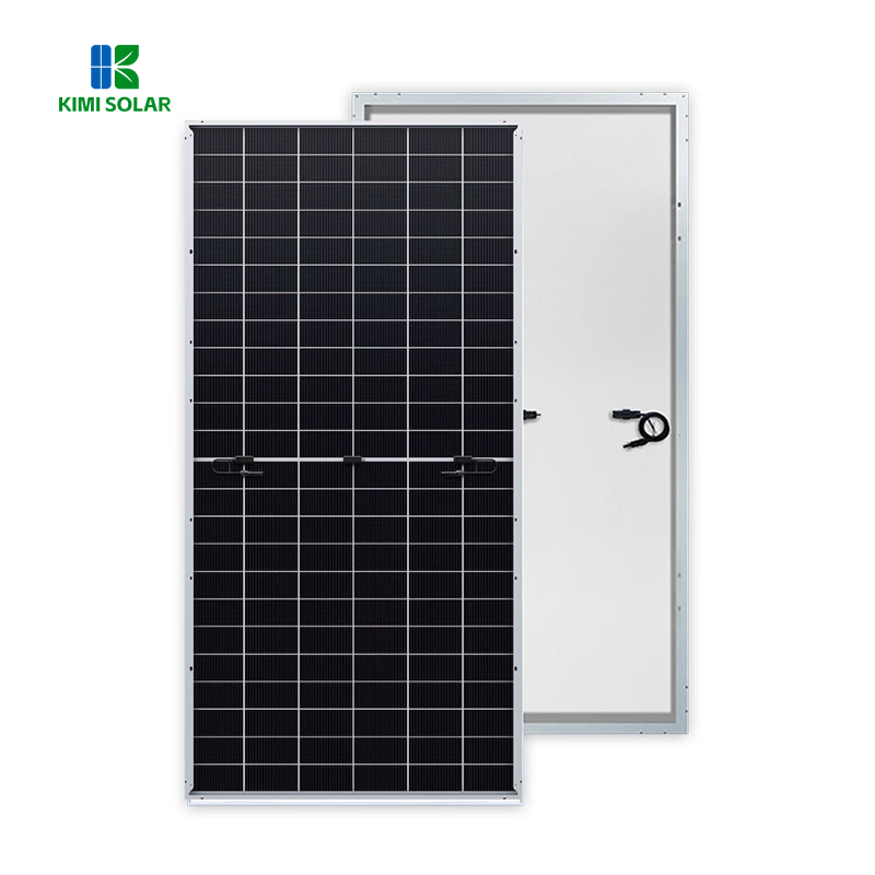 Módulos de Painéis Solares Bifaciais de Vidro Duplo Trina/Ja/Jinko Longi 580W 550W 650W 700W