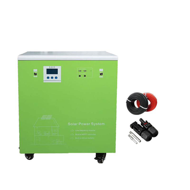 Gerador Solar para Uso Doméstico 3kw 6kw Estação de Energia Solar Geração de Energia Solar Fotovoltaica Kit de Painéis Solares