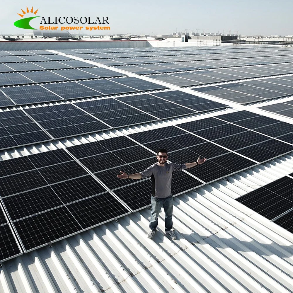 Módulos Fotovoltaicos de Célula Semi-Fabricada PERC Mono 430W 440W 450W 480W 144cells Preço do Painel Solar Fotovoltaico para Sistemas de Energia Solar