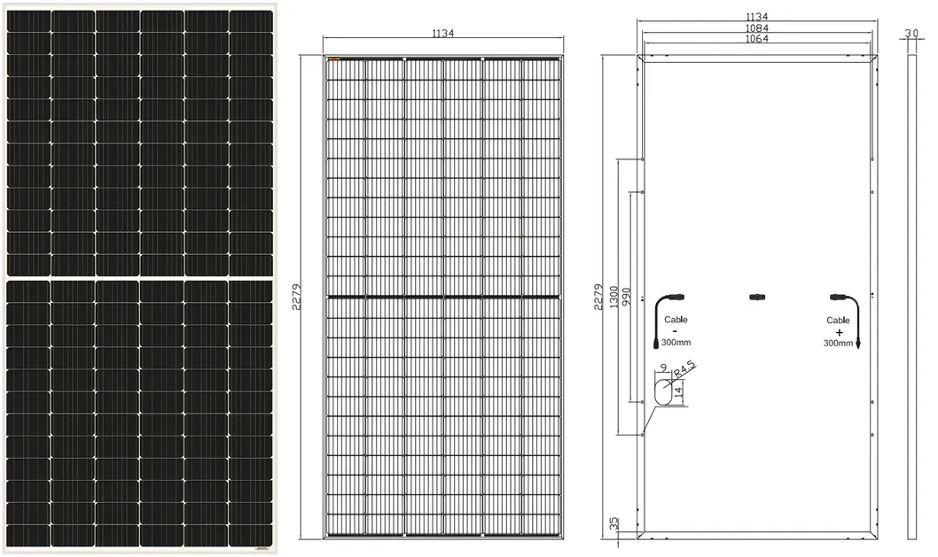 Preço de Fábrica por Atacado Painel Solar de Célula Solar N-Type 560W 570W 580W 585W para Sistema de Energia Solar Comercial