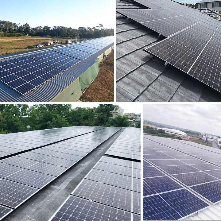 Painéis Solares N-Type de Alta Eficiência Longi para Uso Comercial 730W 750W