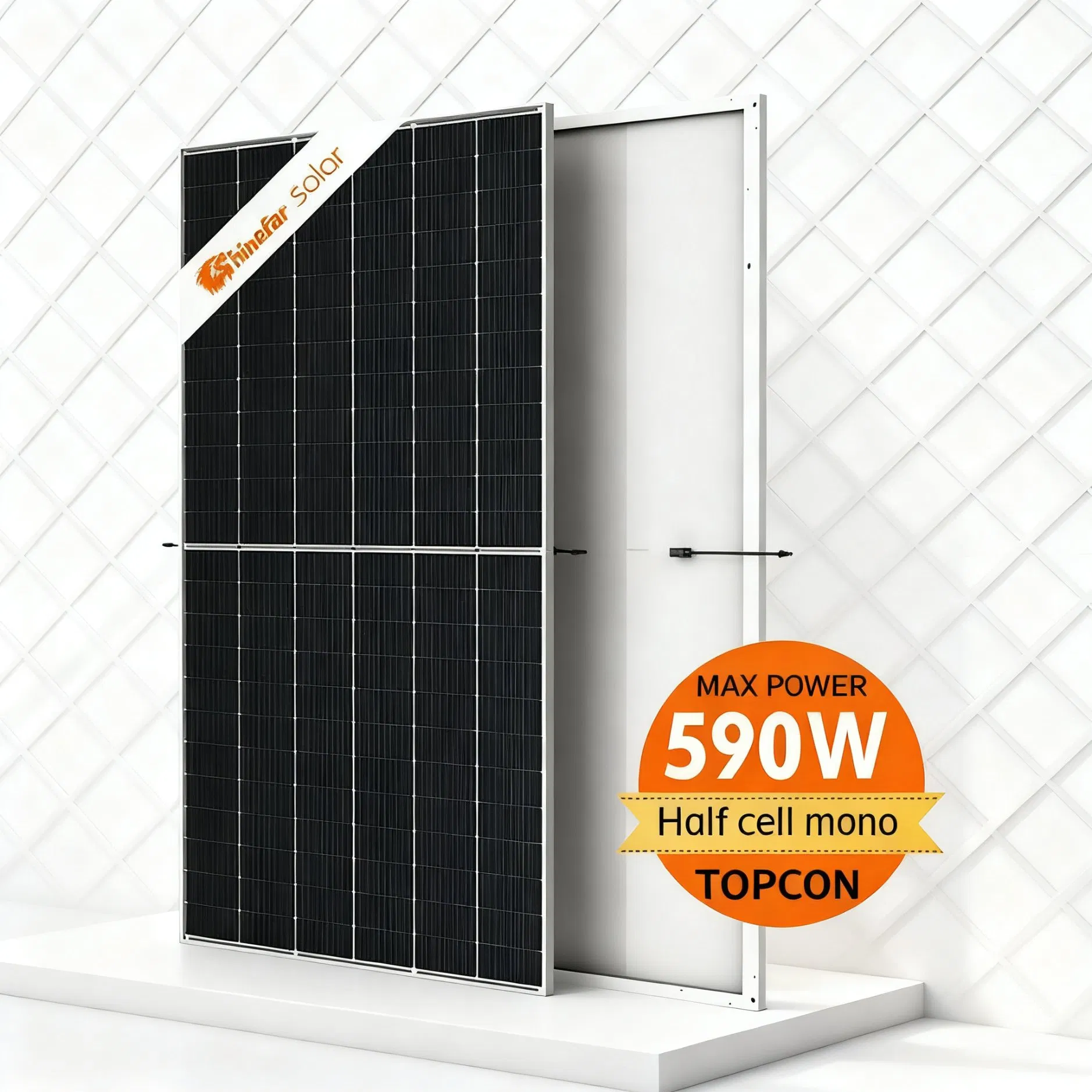 EUA UE Estoque Topcon Módulo PV 590W Fábrica de Painéis Solares Envio Direto