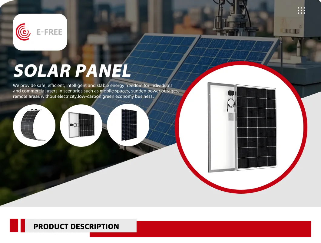 100W 18V painel solar flexível leve e preto off-grid para Rvs, iates, camping e varandas
