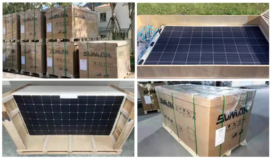 Embalagem de painel solar flexível