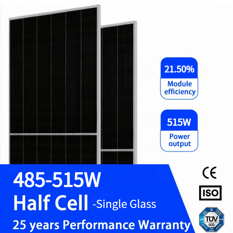 515W Painel Solar Marinho Anticorrosão 485W Energia a Bordo para Eletrônicos