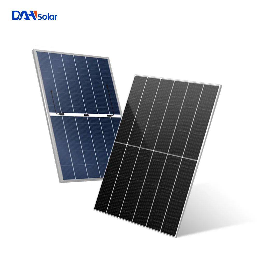 Painéis Solares Residenciais Dah 450W 460 470W 182mm Painel Solar de Vidro Duplo Dbb para a Casa Inteira