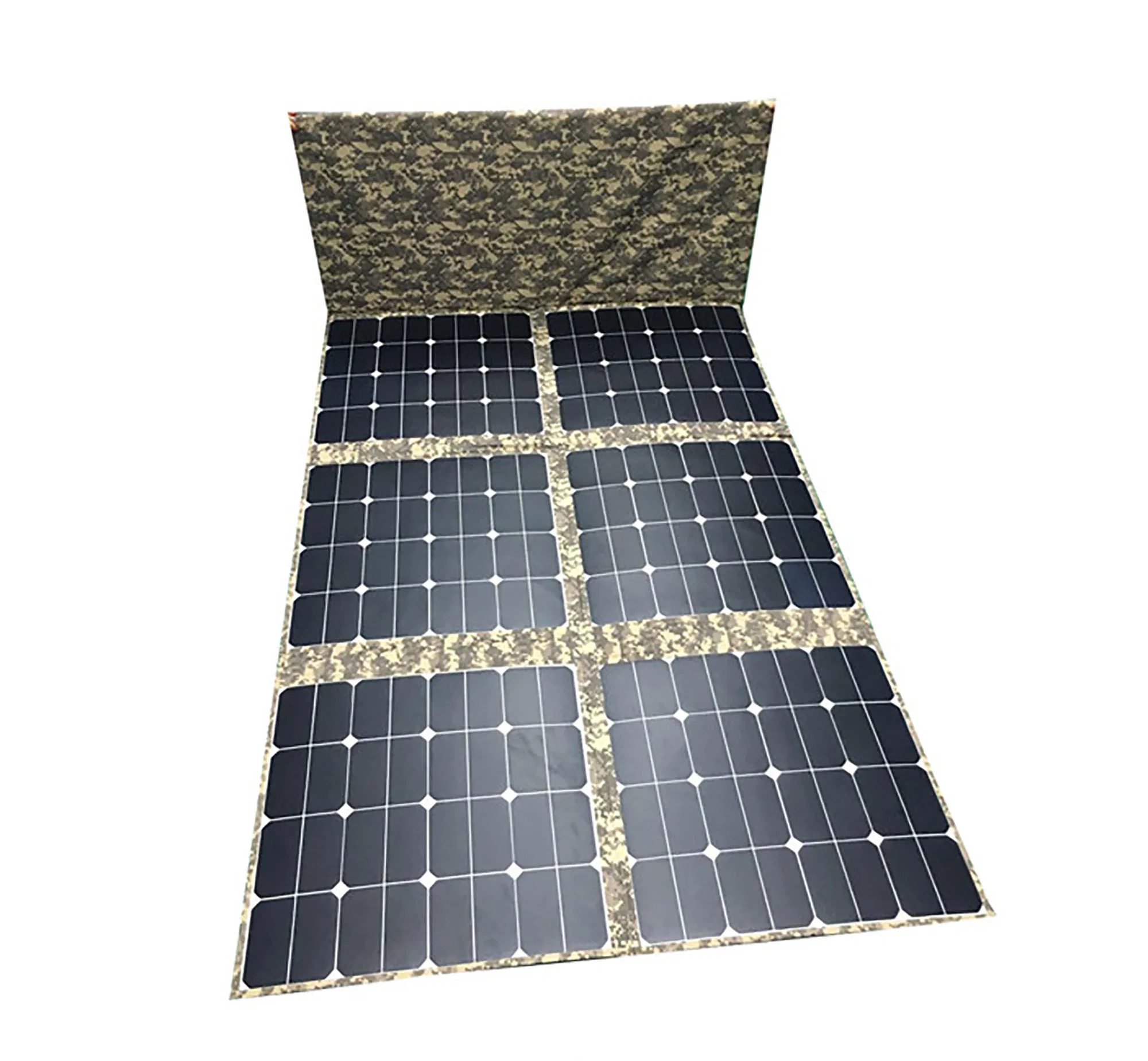Kit de Painel Solar Monocristalino Portátil e Bateria para Aventuras ao Ar Livre