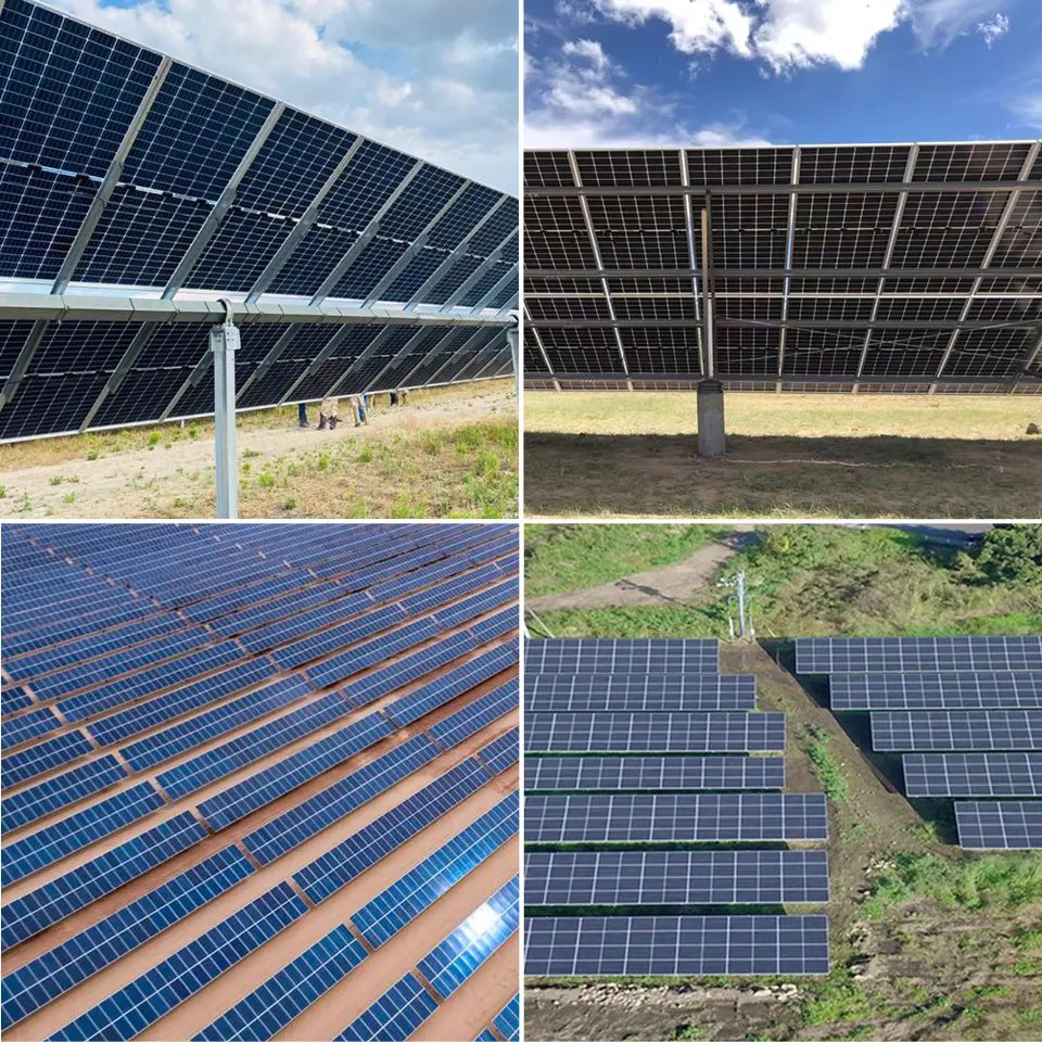 400W Módulo Solar de Painel Solar PV de Vidro Duplo Policristalino