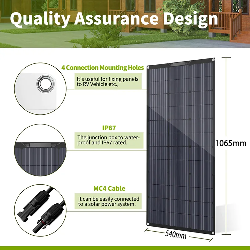 Painel Solar Flexibilidade