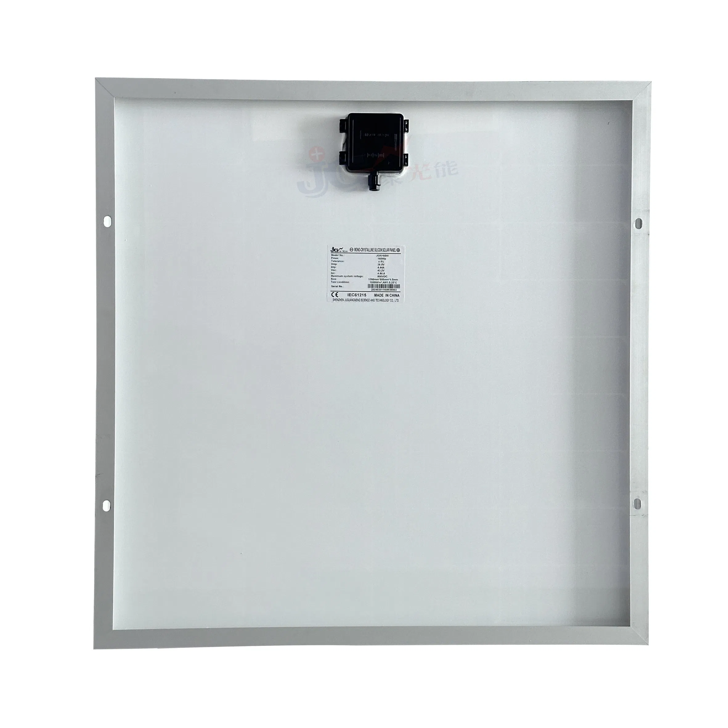 Painel Solar Mono de Alta Eficiência 80W 18V para Casas Off-Grid