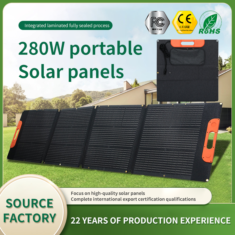 18V 220W Painel Solar Flexível e Dobrável ETFE para Camping e Atividades ao Ar Livre, Painel de Energia Solar para Carregar Energia Solar