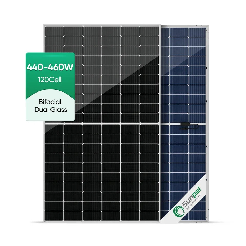 440W Módulo Solar de Painel Solar PV de Vidro Duplo Policristalino