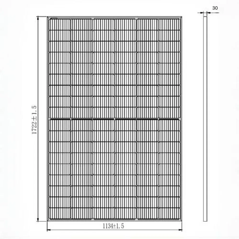 Painel Solar de Alta Eficiência Mono Perc 445W para Telhados Residenciais