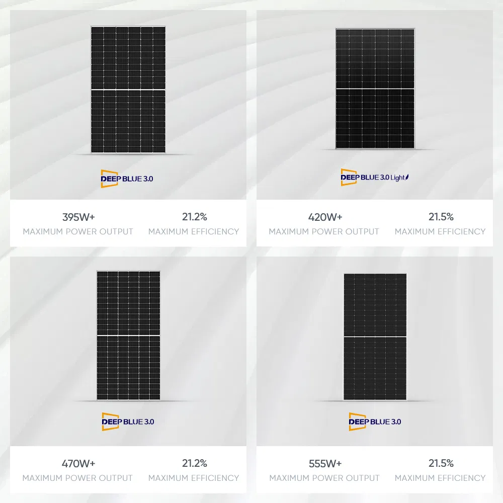 Painéis Solares Ja 380W 410W 415W Módulos Solares Monocristalinos com Estrutura Preta