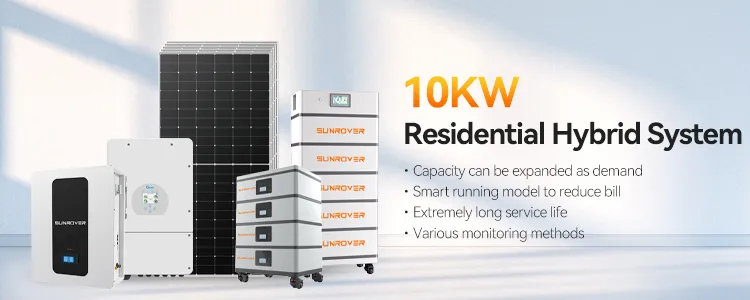 Sistema de Energia Solar 3kw 5kw 10kw 15kw 20kw 25kw Sistema Híbrido de Armazenamento de Energia em Casa Conexão com a Rede/Desconexão 5 Quilowatts Inversor e Bateria de Lítio