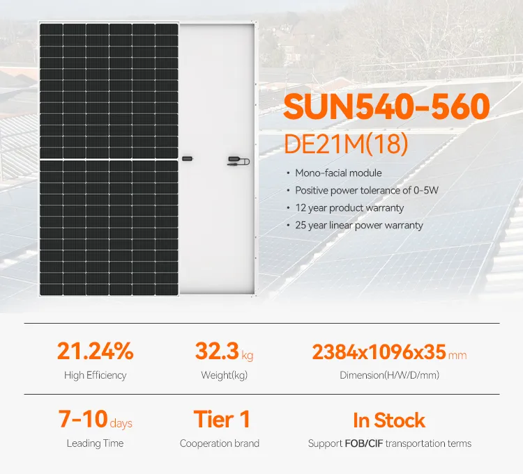 Painéis Solares Mono Venda Quente 550W 560 570 Watts Usando em Projeto Comercial Sistema de Painéis Solares para Fazenda Fábrica