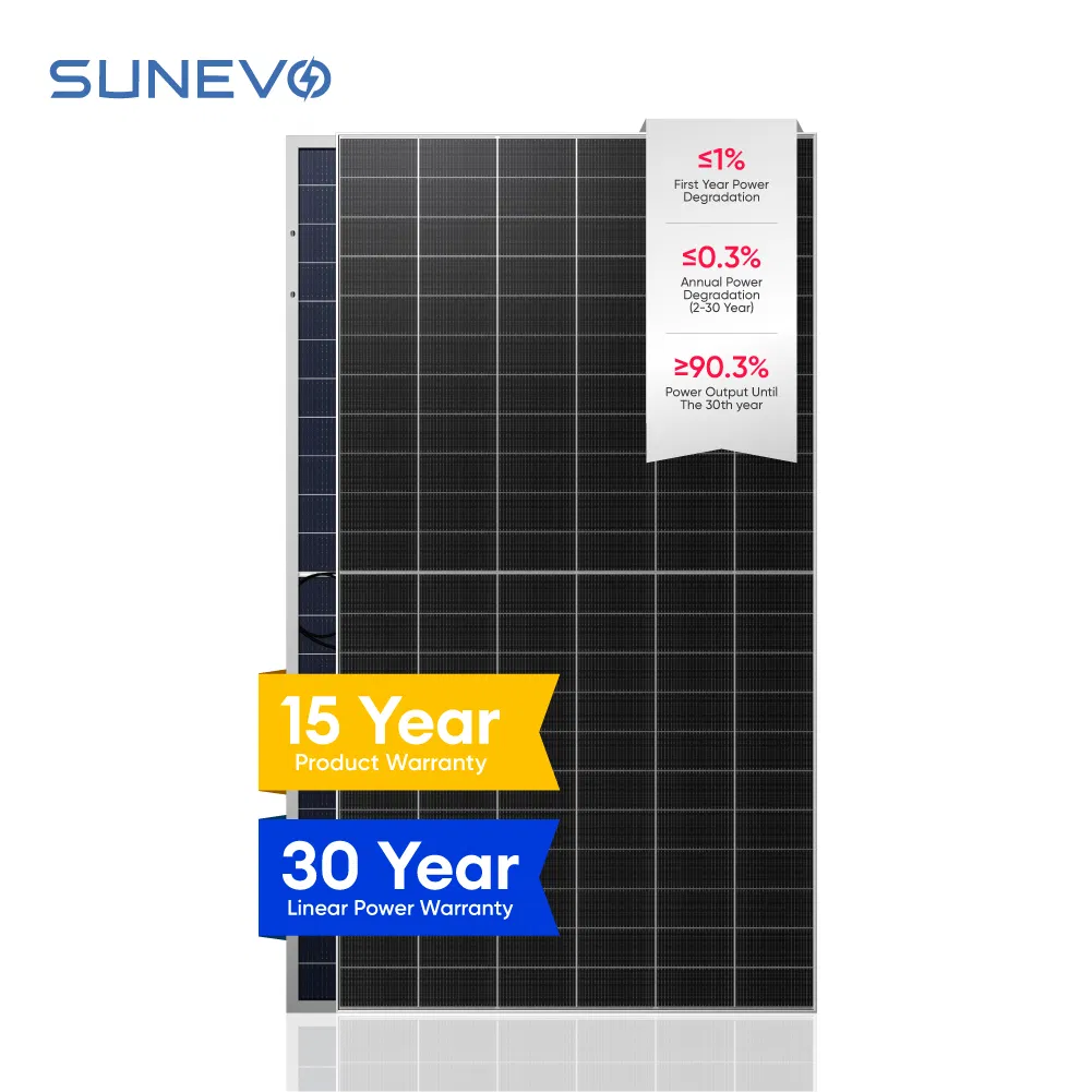Painel Fotovoltaico de Alta Eficiência 770W com Garantia de Potência Linear de 30 Ano para Sistemas Solares Residenciais e Comerciais Confiáveis