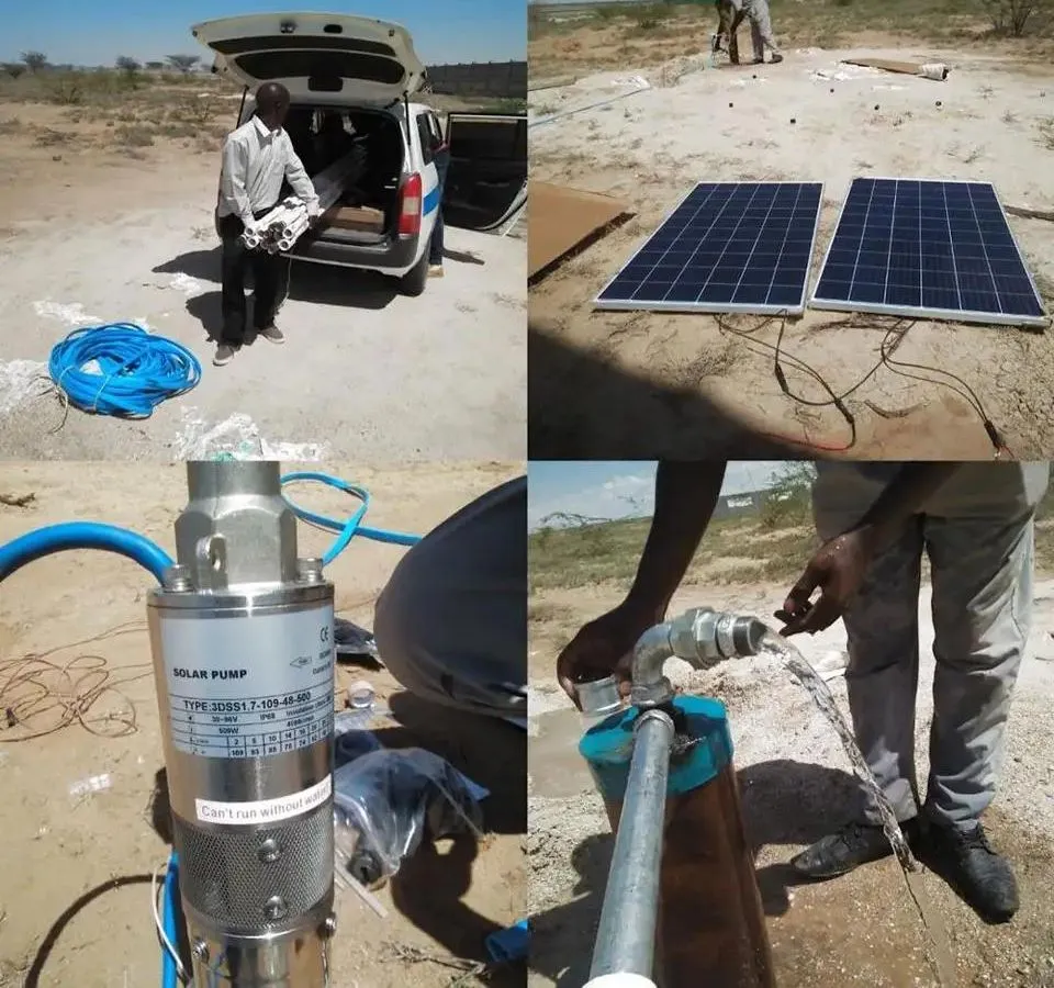 Projetos mostrados Kit de Poço Profundo Submersível Comercial