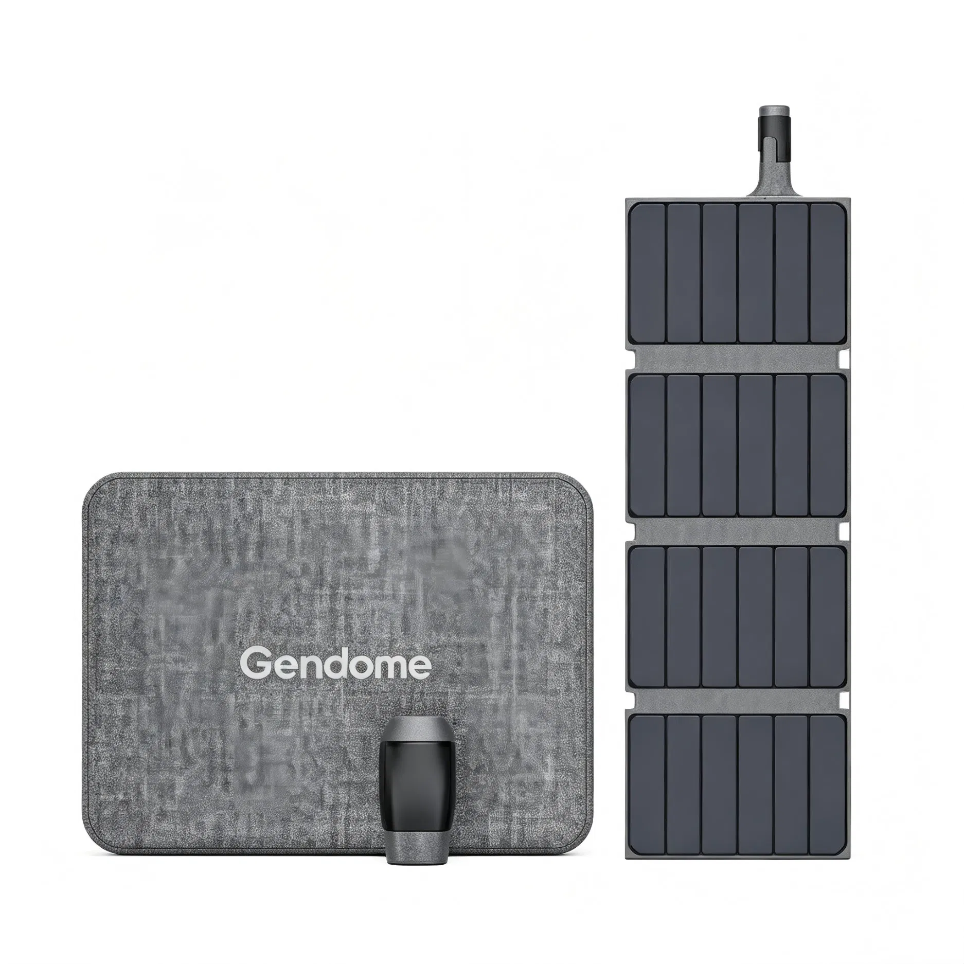 Gendome 36W Painel Solar Portátil para Aventuras ao Ar Livre Camping Caminhadas Viagens Emergência Energia
