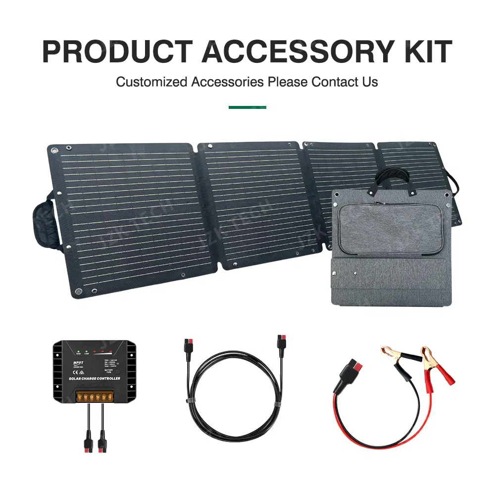 110W 18V Painel Solar Portátil Dobrável de Alta Eficiência ETFE Carregador de Emergência CE/FCC
