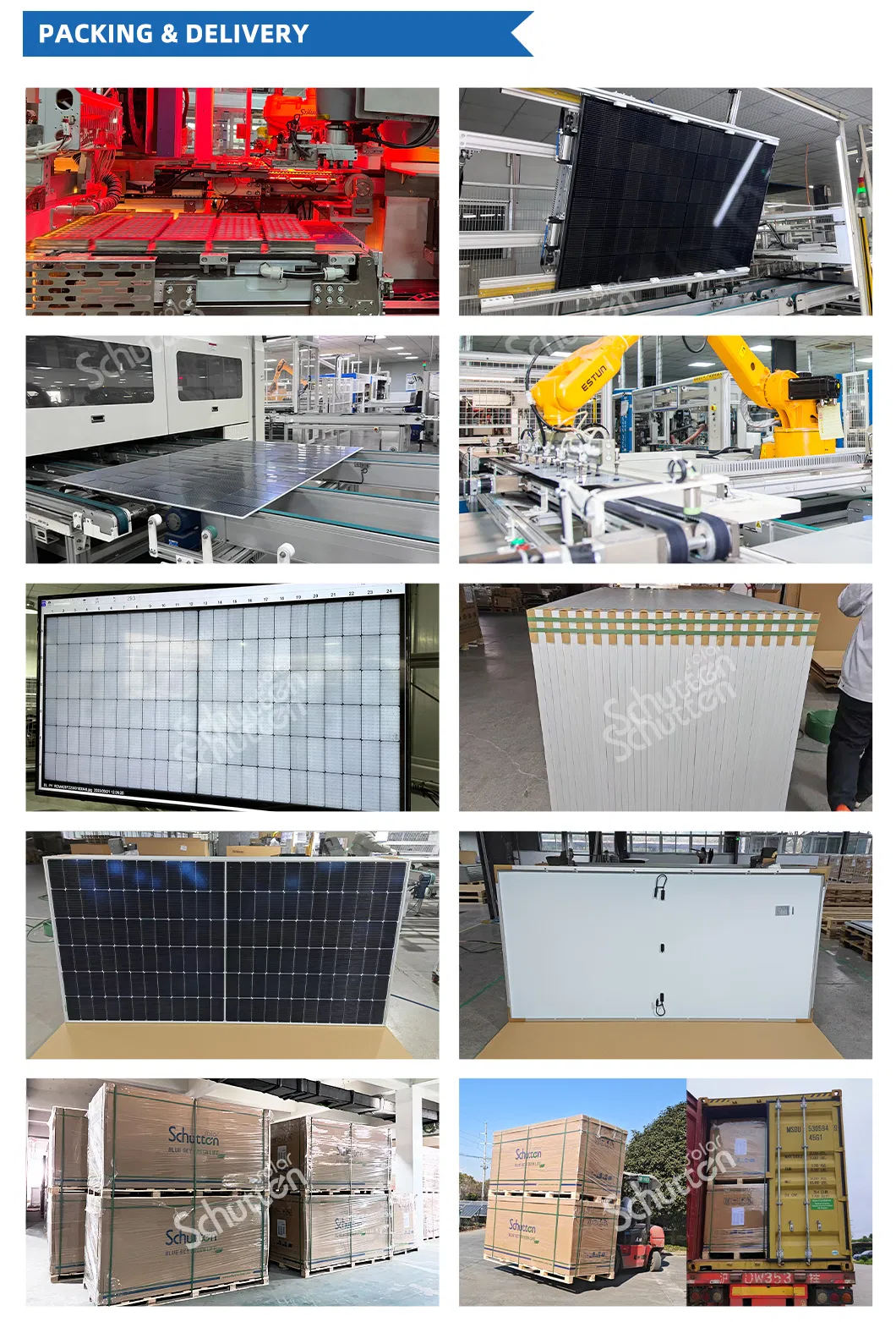Linha de Montagem de Módulos Fotovoltaicos