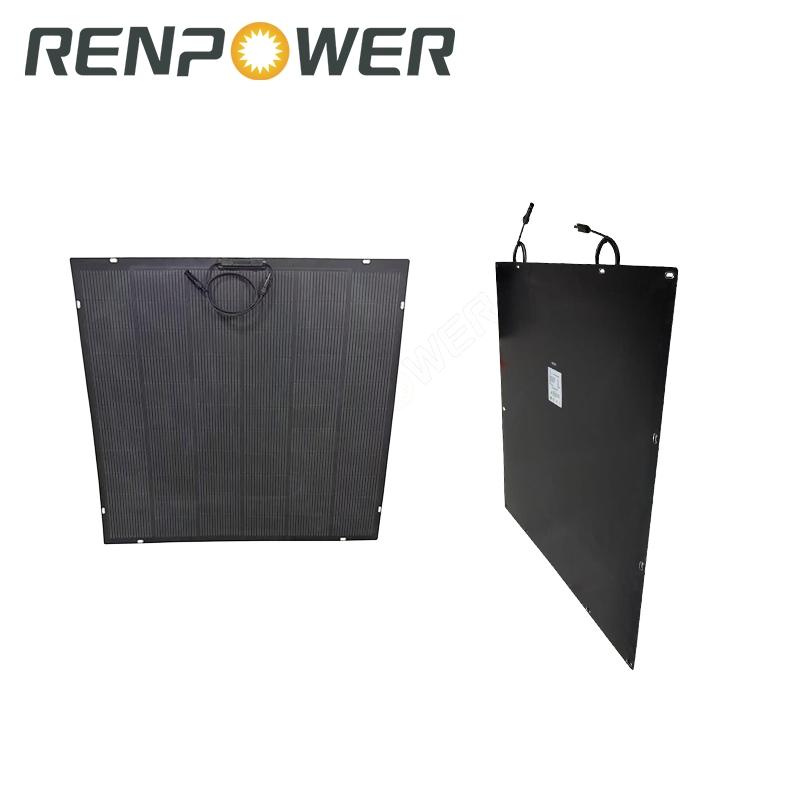 200W Kit de Painel Solar Flexível Mono 12V Ultra Fino para RV Camper fora da rede