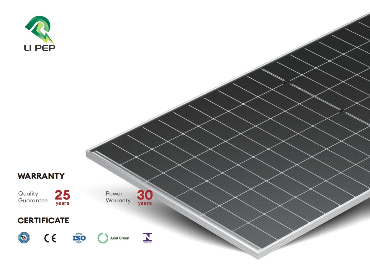 Painel Solar Bifacial Detalhe 1