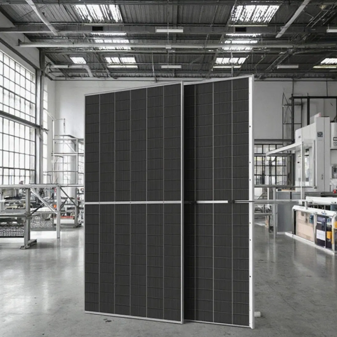 Dispositivo Fotovoltaico Completo de Grande Capacidade Industrial para Estação de Energia Conectada à Rede em Telhados de Edifícios Comerciais Sistema de Painéis Solares