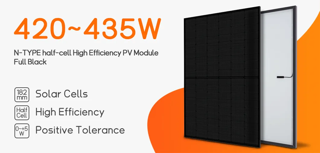 Módulo Fotovoltaico de Painel Solar de Meia Célula para Sistema Solar Residencial com Longa Vida Útil e Garantia de Qualidade Confiável