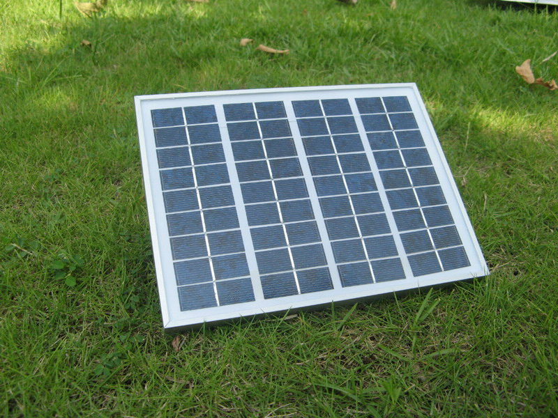 5W painel solar mini policristalino de grau A para sistema de iluminação LED fotovoltaica para casa