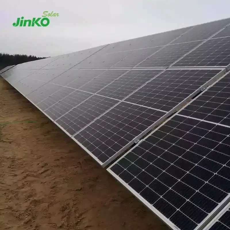Painéis Solares Mono Jinko Mercado Painéis Solares 550W Módulos FV P-Type Faciais 540W Jinko