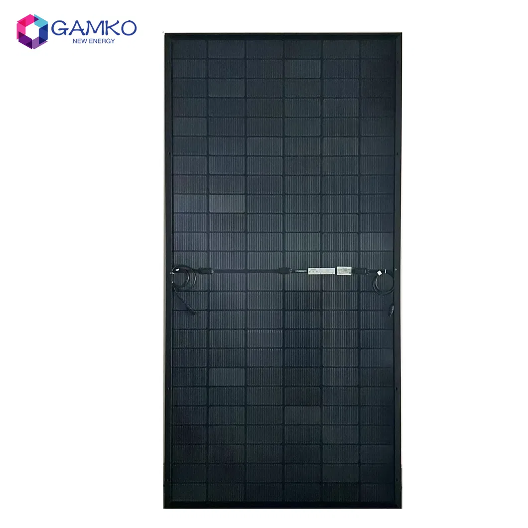 520W Todos os Módulos Solares Pretos Mono Estéticos para Telhados Residenciais de Alta Eficiência Acima de 21%