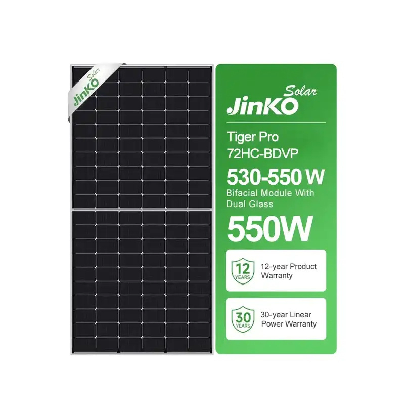 Preço de Venda Direto de Fábrica Painel Solar Jinko 450W 500W 550W 600W 700W Módulo Fotovoltaico Mono para Sistema de Painel Solar Residencial